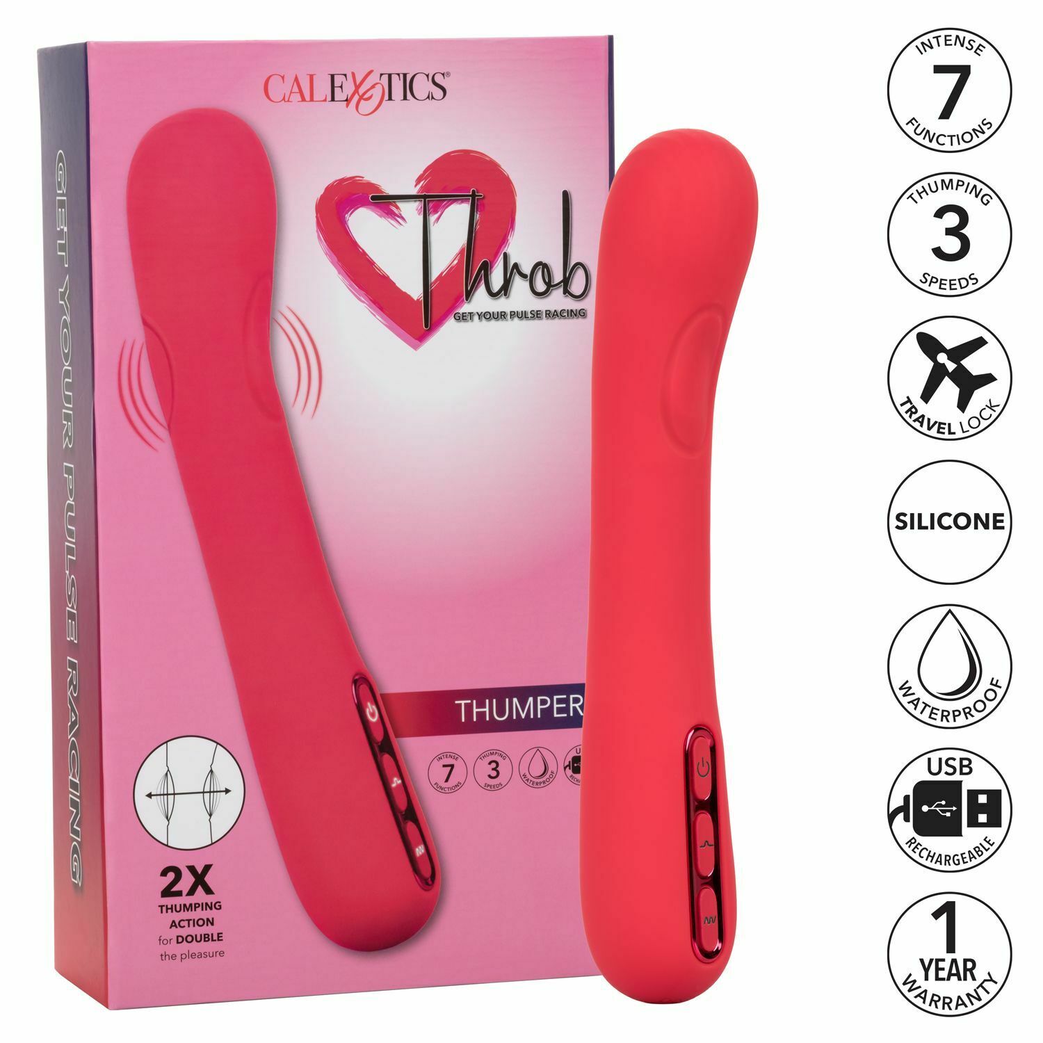 Vibrador Throb - Thumper - Cake Sex Shop