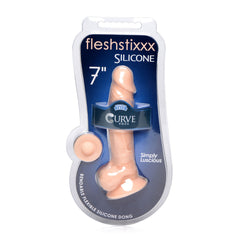 Dildo 7" Fleshstixxx Silicone Dildo With Ball - Cake Sex Shop 2