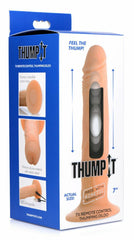 Dildo Thump It 7X Remote Control Thumping Dildo 8" - Cake Sex Shop 2 3 4