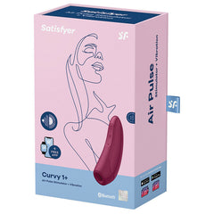 Succionador Satisfyer Curvy 1+ Rose Red - Cake Sex Shop