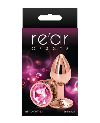 Plug Rear Assets - Rose Gold - Small - Pink - Cake Sex Shop