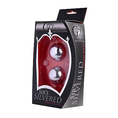 Kegel Sir's Silvered Geisha Balls - Cake Sex Shop