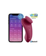 Vibrador Satisfyer Sexy Secret Panty Vibrador con App Control - Cake Sex Shop 2