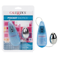 Vibrador Pocket Exotics Impulse Silver Egg - Cake Sex Shop