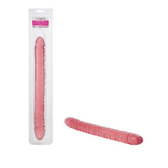 Dildo Veined Double Dong 18" - Pink - Cake Sex Shop