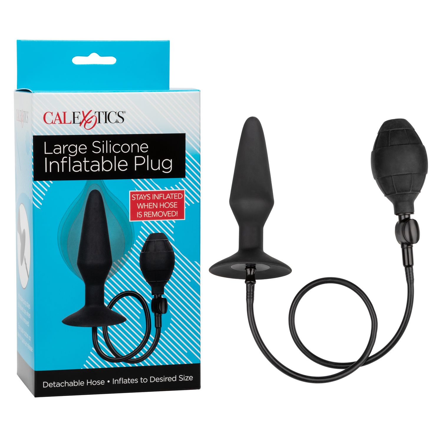 Plug Anal Silicone Inflatable Plug - Large - Cake Sex Shop