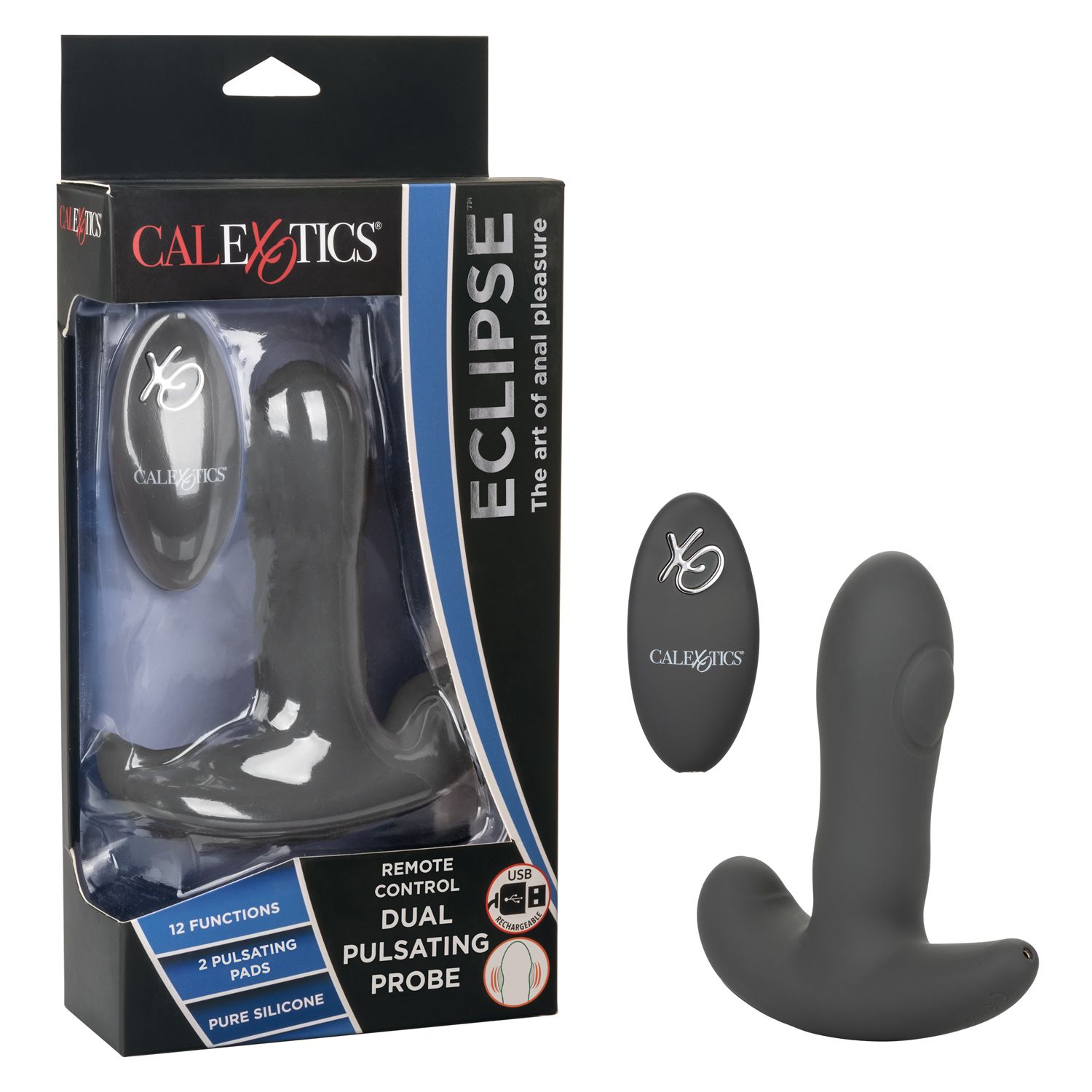 Plug Anal Eclipse Remote Dual Pulsating Probe - Cake Sex Shop