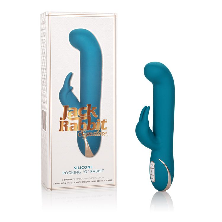 Vibrador Jack Rabbit Signature Silicone Rocking G Rabbit - Cake Sex Shop