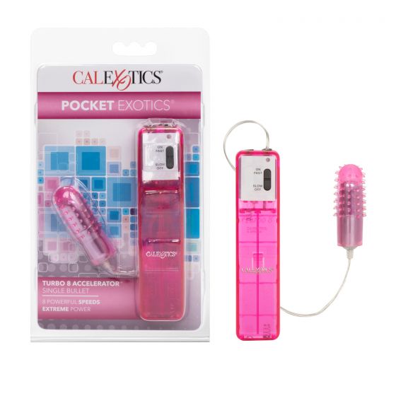 Vibrador Pocket Exotics Turbo 8 Accelerator Single Bullet - Cake Sex Shop