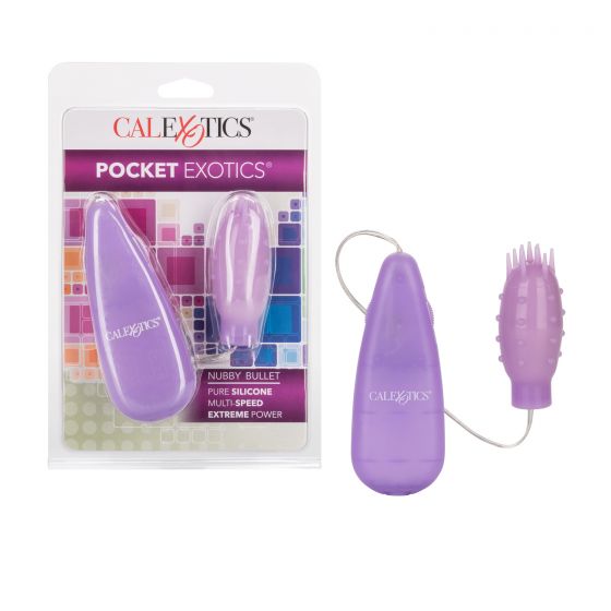 Vibrador Pocket Exotics Nubby Bullet - Cake Sex Shop