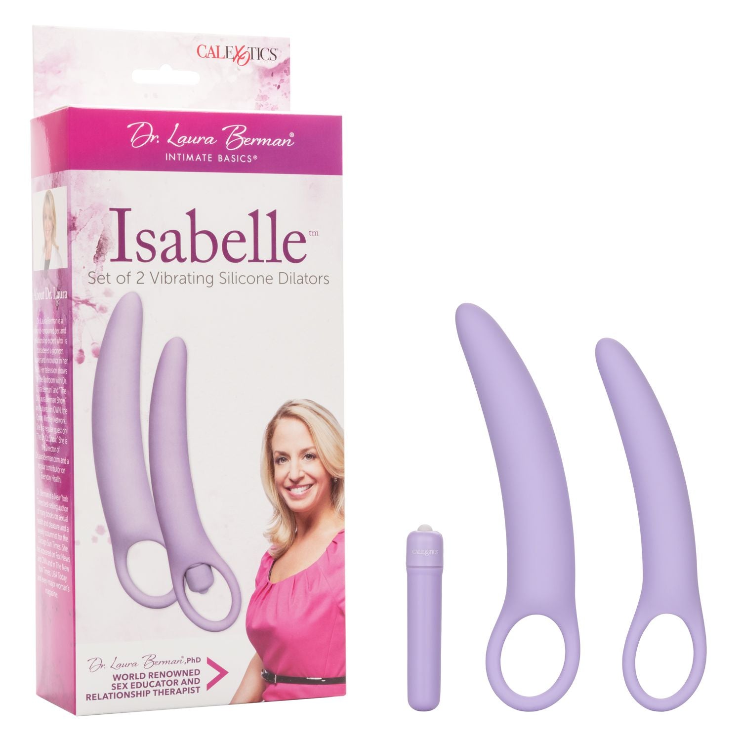Dilatadores Isabelle Set 2 Vibrating Silicone Dilator - Cake Sex Shop