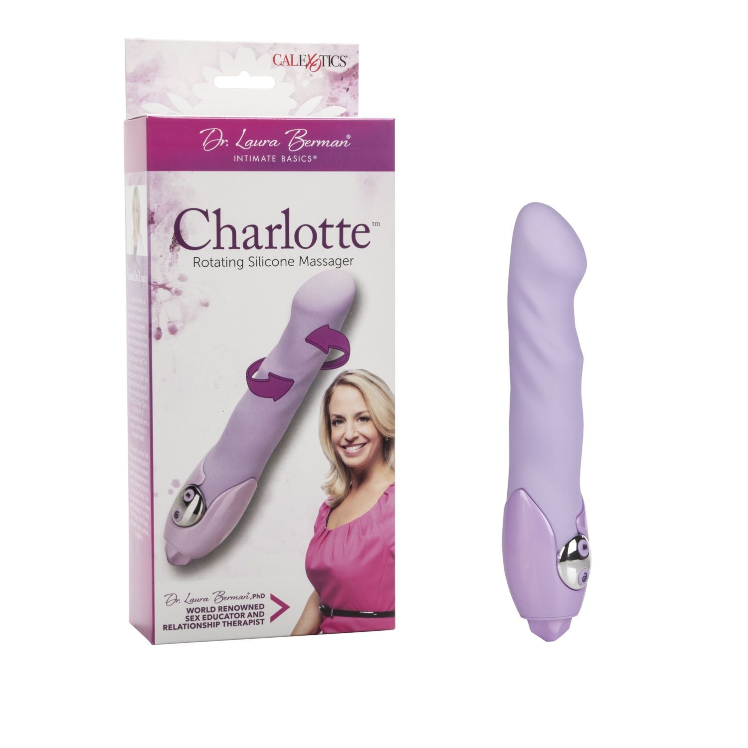 Vibrador Charlotte Rotating Silicone Massager - Cake Sex Shop