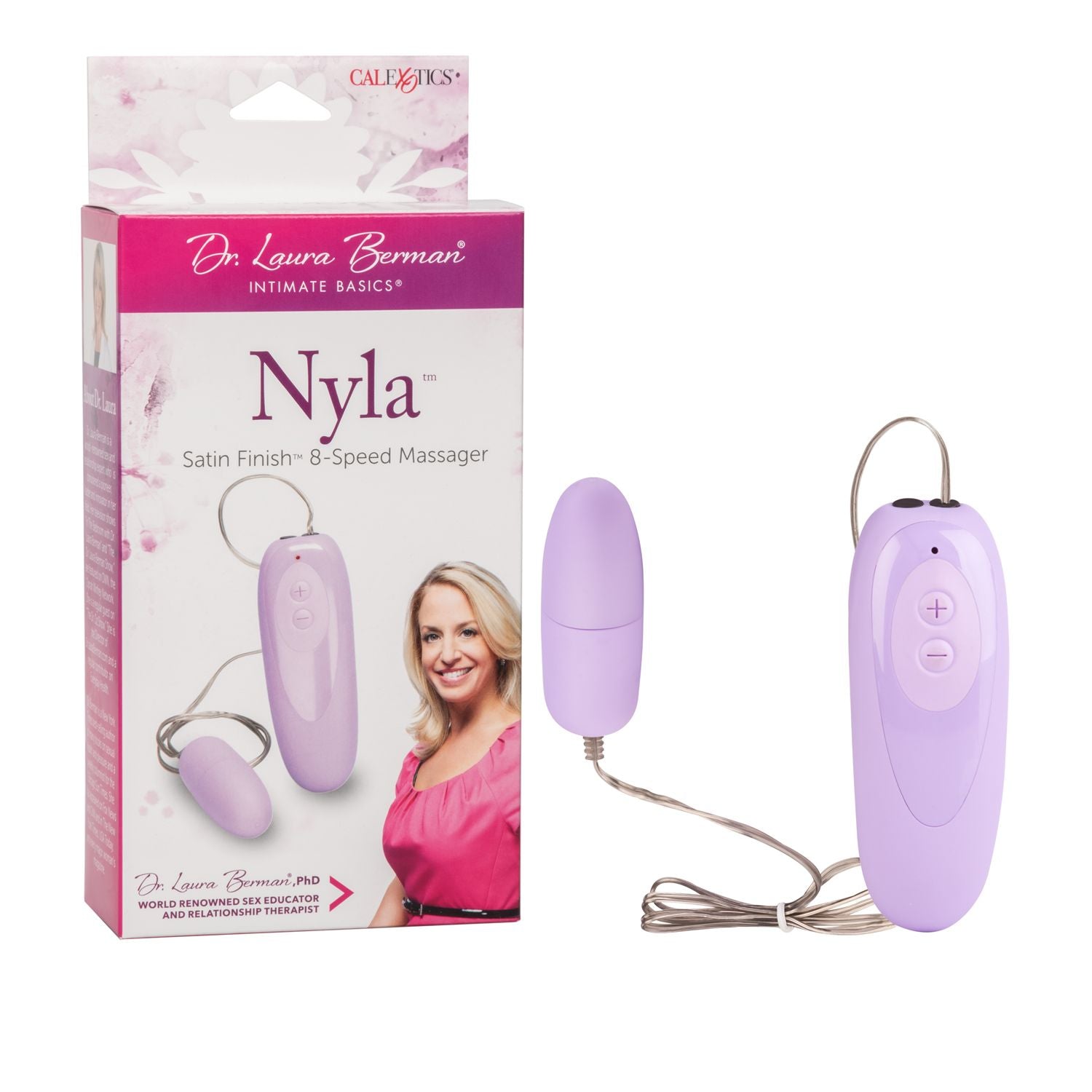 Vibrador Bala Nyla Satin Finish 8-Speed Massager - Cake Sex Shop