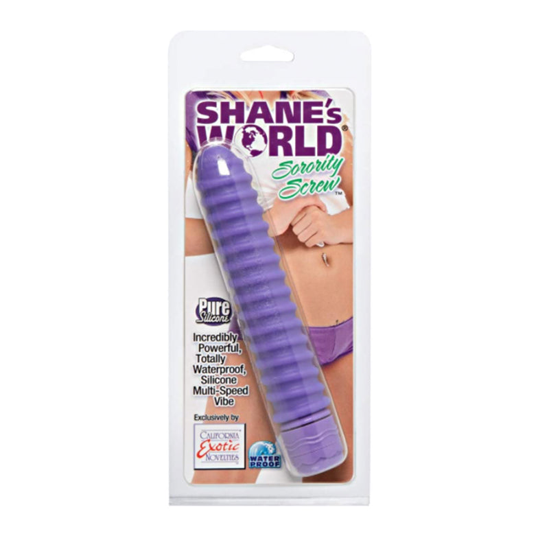 Vibrador Shane's World Sorority Screw Vibes - Purple - Cake Sex Shop
