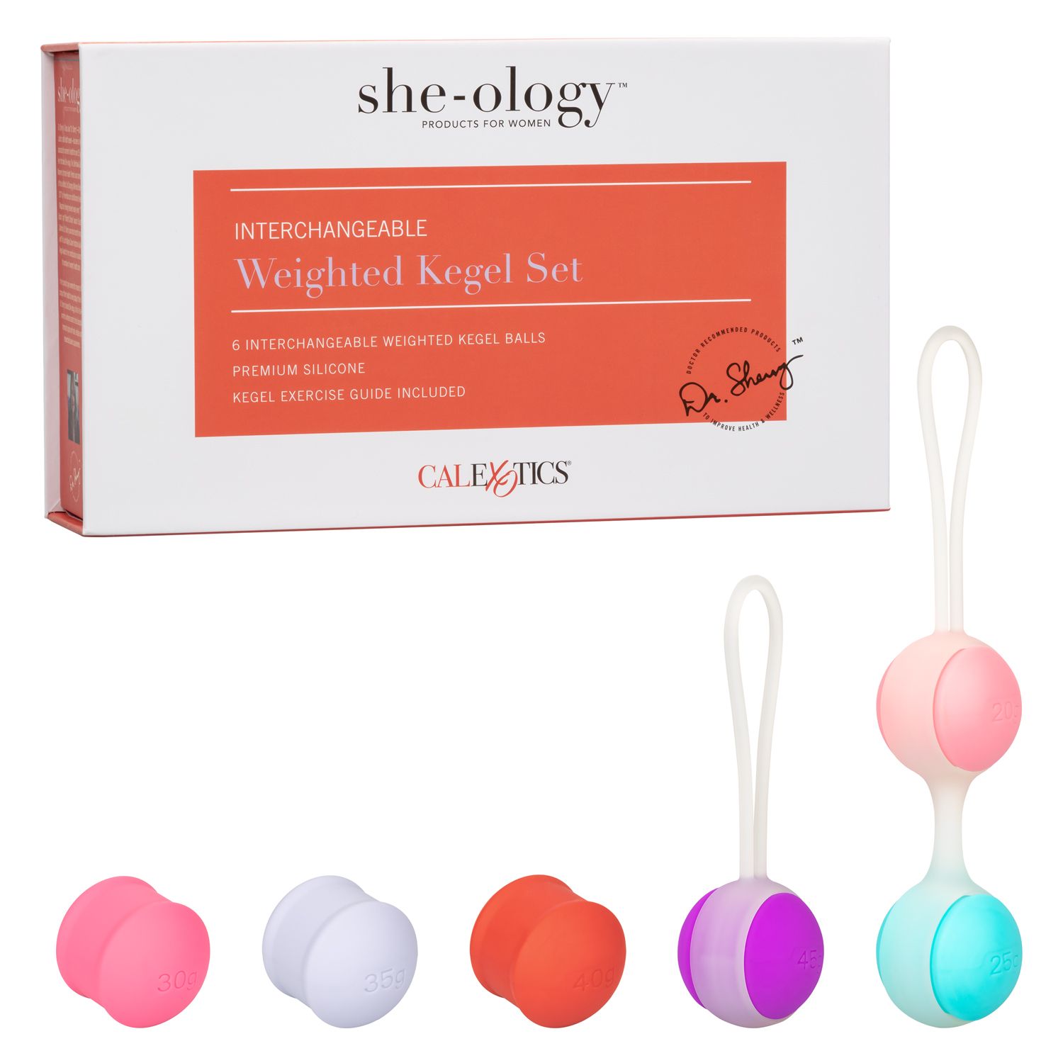 Kegel She-ology Weighted Set - Cake Sex Shop