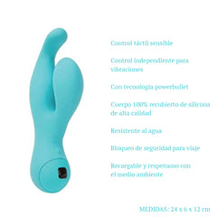 Vibrador Touch By Swan Solo - Teal - Cake Sex Shop 2