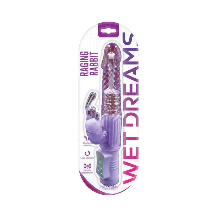 Vibrador Wet Dreams Raging Rabbit - Purple - Cake Sex Shop