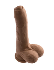 Dildo Peek A Boo Vibrating Dildo Dark 8" - Cake Sex Shop 2