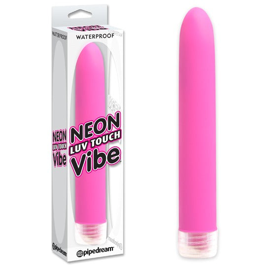 Vibrador Neon Luv Touch Vibe - Pink Pipedream Vibradores Juguete Sexuales Sex Shop Tienda para Adultos