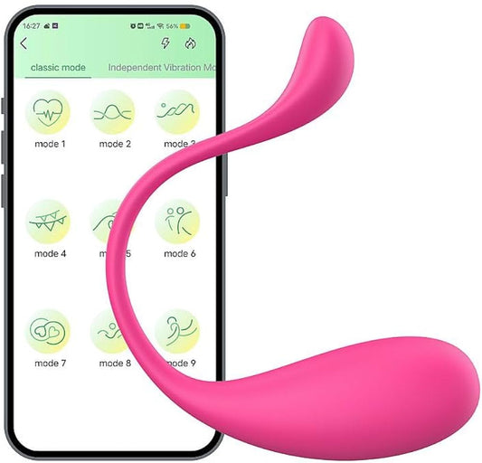 Vibrador sexual Lophin Egg Vibrator App Cake Sex Shop Juguetes Sexuales para Adultos 1000