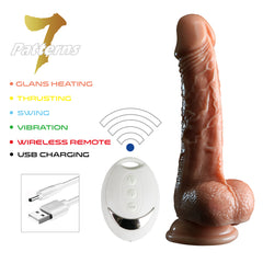 Dildo Joker 8" - Tan Kinky Toys Dildos Juguete Sexuales Sex Shop Tienda para Adultos