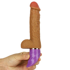 Dildo Real Vibrating Dong 8.6"