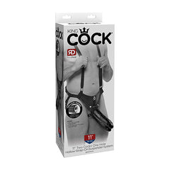 Strap On Dildo Two Cocks One Hole 11″ Suspender