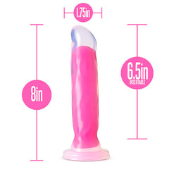 Dildo Marquee 8" Dual Density Glow in the Dark