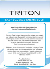 Ducha Enema Triton Easy Squeeze Bulb