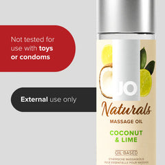Aceite de Masaje JO Naturals Massage Oil - 120 ml