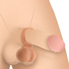 Anillo 28X Vibrating Realistic Balls with Remote