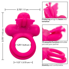 Anillo Silicone Rechargeable Dual Butterfly Ring - Cake Sex Shop 2