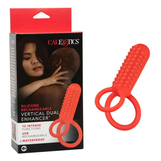 Anillo Silicone Rechargeable Vertical Enhancer - Cake Sex Shop