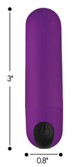 Bala Vibradora Bang Vibrating Bullet Remote Control - Purple