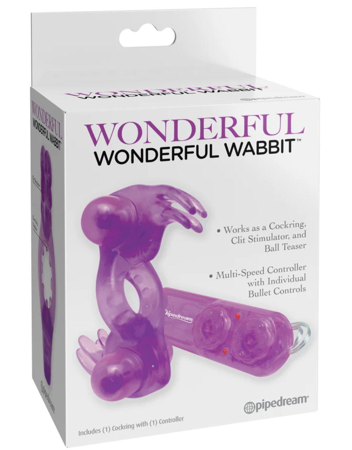 Anillo para Pene Pipedream Wonderful Wonderful Wabbit – Purple Cake Sex Shop Juguetes Sexuales para Adultos