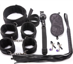 Set Bondage Play 7 Kinky Toys Accesorios Juguete Sexuales Sex Shop Tienda para Adultos