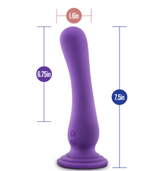 Dildo Consolador Impressions Ibiza Curved G-Spot Plum 7.75 Cake Sex Shop Juguetes Sexuales para Adultos