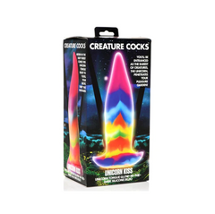 Dildo Unicorn Kiss Unicorn Tongue Glow-in-the-Dark 7.4" Creature Cocks Dildos Juguete Sexuales Sex Shop Tienda para Adultos