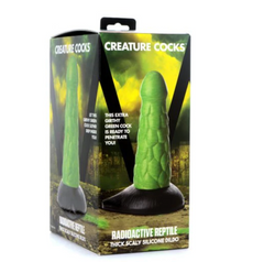 Dildo Radioactive Reptile Thick Scaly 6.25" Creature Cocks Dildos Juguete Sexuales Sex Shop Tienda para Adultos