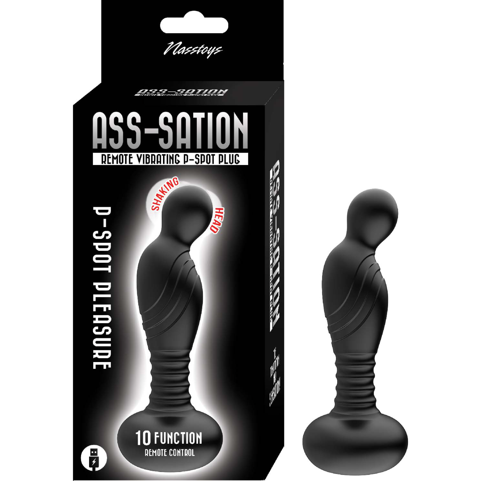 Masajeador Sexual  Ass-Sation Remote Vibrating P Cake Sex Shop Juguetes Sexuales para Adultos