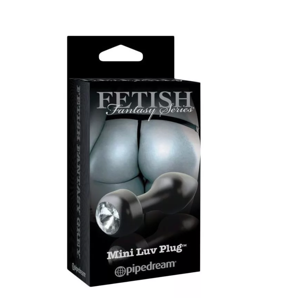 Plug Fetish Fantasy Series Limited Edition Mini Luv Plug-Black Fetish Fantasy Juguetes Anales Juguetes Sexuales Sex Shop Tienda para Adultos