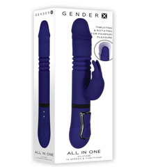 Vibrador All In One - Purple - Cake Sex Shop