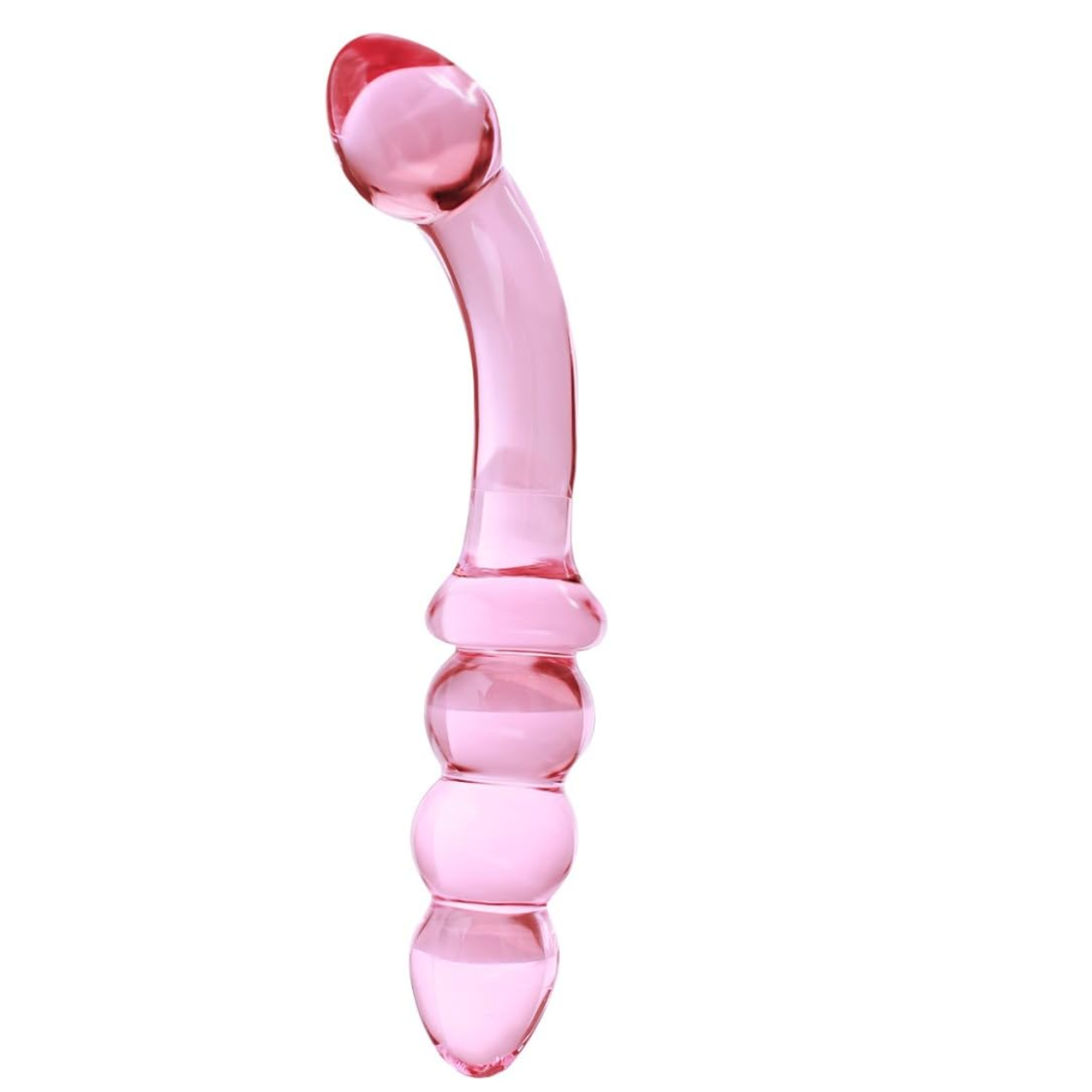 Dildo Double Power Glass Wand Pink Kinky Toys Dildos Juguete Sexuales Sex Shop Tienda para Adultos