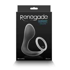 Masajeador Renegade – Slingshot – Black - Cake Sex Shop