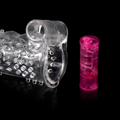 Funda Docoo Vibrations Crystal Penis Sleeve