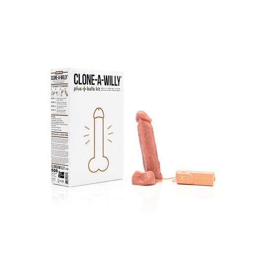 Dildo Vibrador Kit Moldeador de Penes Clone a Willy with Balls - Natural 700