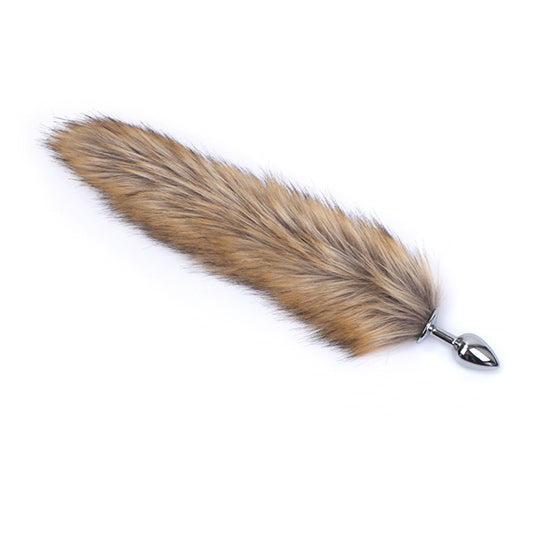 Colita Fox Faux Fur - Brown Kinky Toys Juguetes Anales Juguete Sexuales Sex Shop Tienda para Adultos