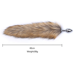 Colita Fox Faux Fur - Brown Kinky Toys Juguetes Anales Juguete Sexuales Sex Shop Tienda para Adultos