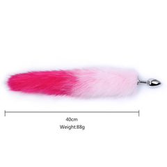 Colita Fox Faux Fur - Ombre Pink Kinky Toys Juguetes Anales Juguete Sexuales Sex Shop Tienda para Adultos