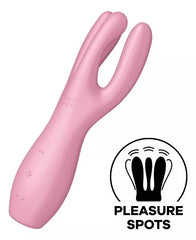 Masajeador Satisfyer Threesome 3 - Pink Satisfyer Vibradores Juguete Sexuales Sex Shop Tienda para Adultos